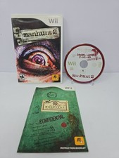  Manhunt 2 Nintendo Wii, 2007  Complete w/ Manual Authentic Tested 