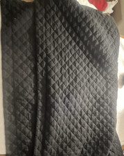 2 extra lg pillow shams black Quilted Cotton