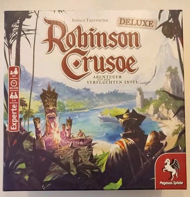 Robinson Crusoe Deluxe Edition + Abenteuerbuch (DE) -  sehr guter Zustand
