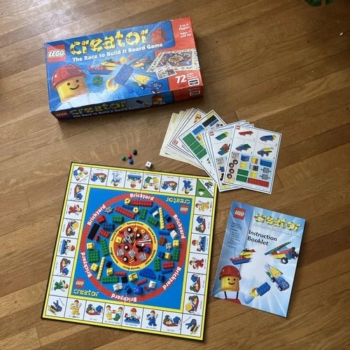 LEGO Creator The Race to Build It Board Game Complete Set 72 Pieces Ages 7+