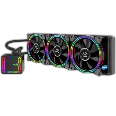 Liquid Cooler 360Mm 3 Rgb Fans Tdp 350W Am3 Am2 Fm1 Fm2 Black