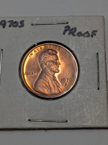 1970-S Lincoln Memorial Cent Proof — photo from another recent sale