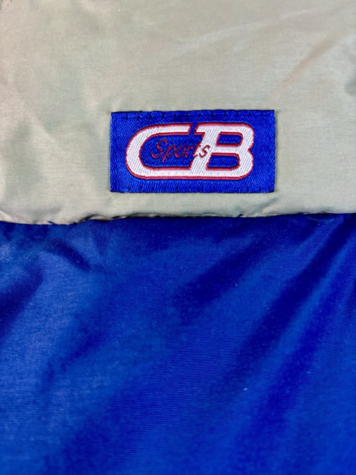 Vintage 80s CB Sports Reversible Down Western Color Block Puffer Jacket ...