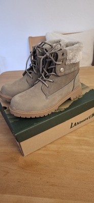 Landrover - neue, o. Etikett - coole Leder-Winterboots - Farbe  taupe, Gr. 40  