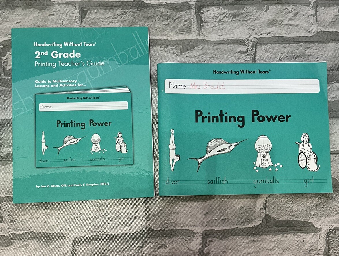 Handwriting Without Tears 2nd Second Grade Teachers Guide and Student