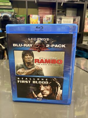Rambo: First Blood/Rambo: The Fight Continues (Blu-ray Disc, 2010, 2-Disc Set)