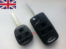 Grade B 3 BUTTONS CONVERT REMOTE FLIP KEY FOB For LEXUS IS200 LS400 RX300 GS300
