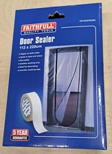 Image of FAITHFULL Door Dust Sealer with Zipper, FAIDUSTDOOR - SHOP CLOSURE SALE
