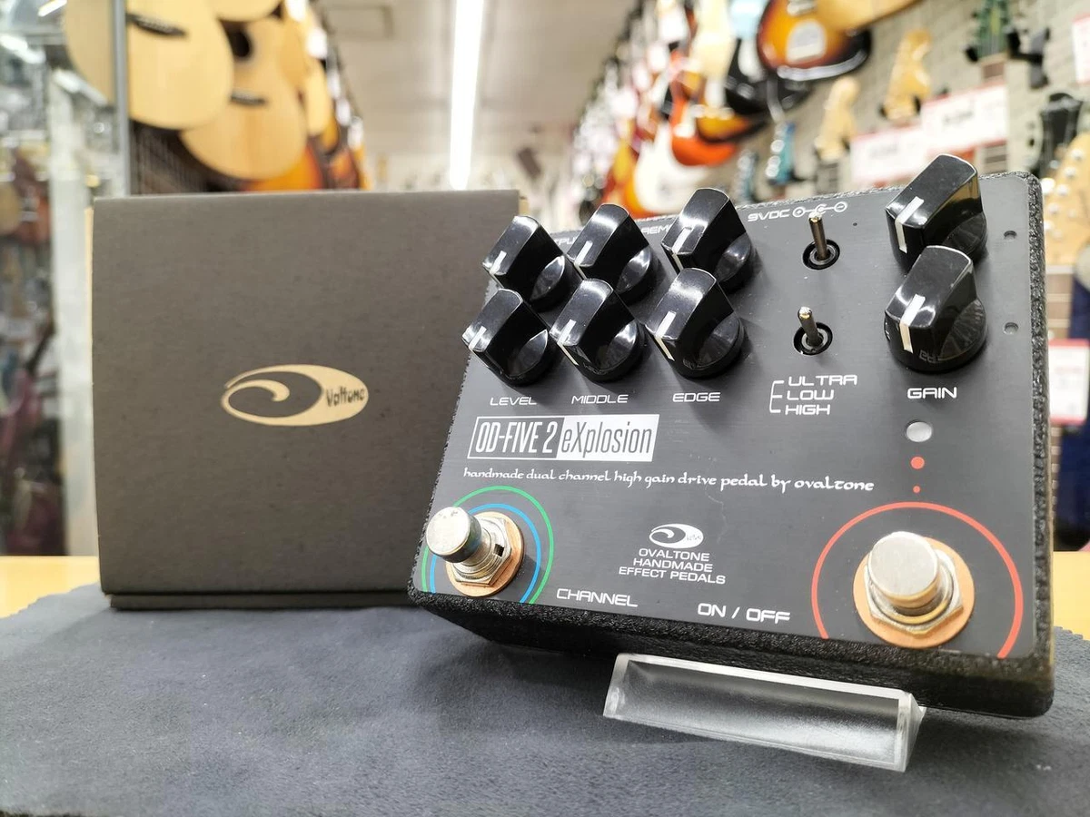OVALTONE DD-FIVE 2 Explosion ハイゲインペダル 美品 OvaltoneOD-FIVE 2 eXplosion《オーバードライブ
