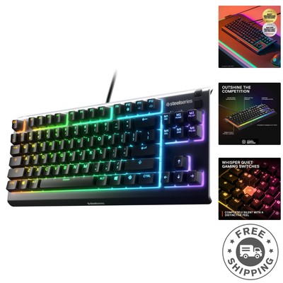 Apex 3 TKL RGB Gaming Keyboard - Tenkeyless, IP32 Water & Dust Resistant