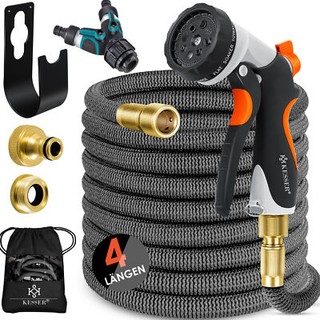 RETOURE Premium Gartenschlauch Flexibler Wasserschlauch dehnbarer 15m
