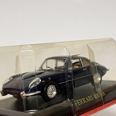 FERRARI 400 SA 1/43 スケール ミニカー Sealed Hachette 1:43 Ferrari 400 SA Japanese Exclusive Blue