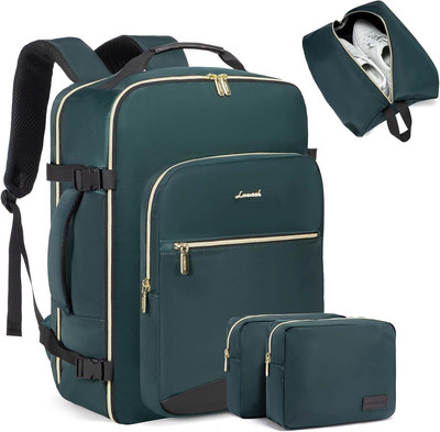LOVEVOOK 40L Large Travel Backpack for Women Men, 17 Inch Carry on Backpack for 