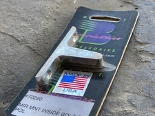 🔥 Billet Specialties 72220 Polished Billet Rear View Mirror Mount Bolt-On 🔥