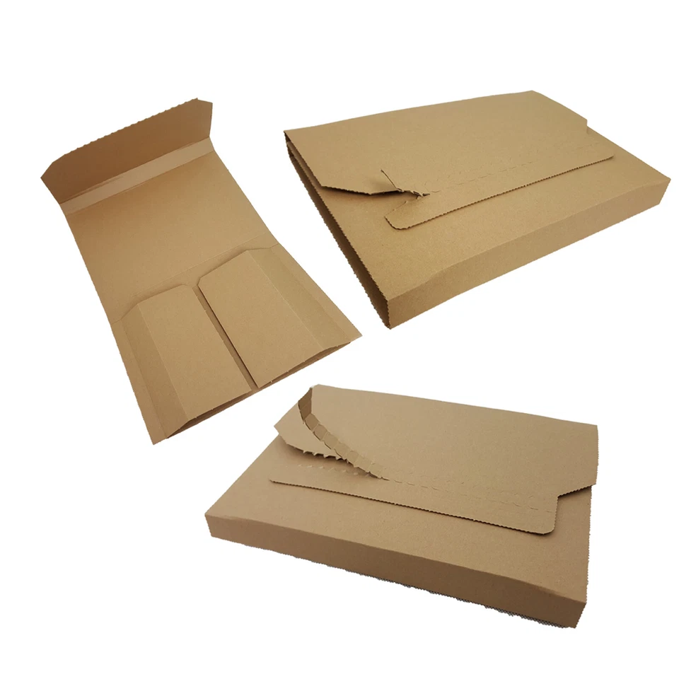 VERPACKING Buchverpackung Versandkarton Wickelverpackung Buchkarton 245 x 165 x 20-70mm