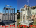 2 Color,XX-LARGE 32"X23"X79"H For Large Parrot Macaw Cockatoo African Grey Cage