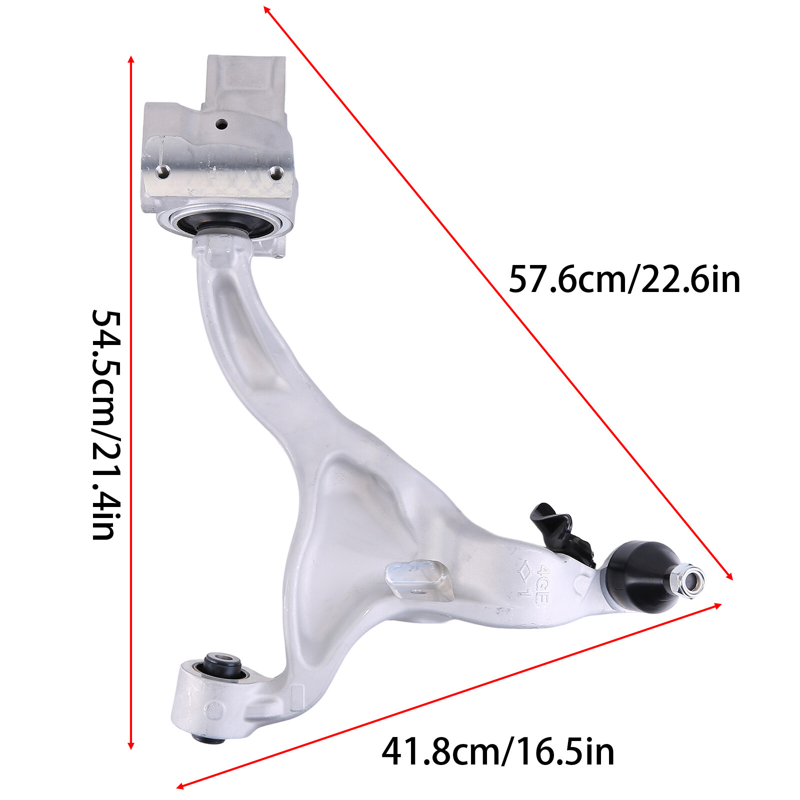 FRONT RIGHT LOWER CONTROL ARM PASSENGER SIDE FOR 2014-2020 INFINITI Q50 Q60 RWD