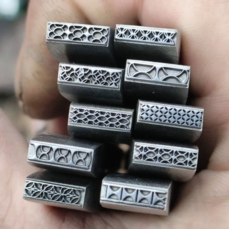 Edge Pattern Jewelry Stamping Tool Bracelet Logo Making Tool Metal Stamp  Punch