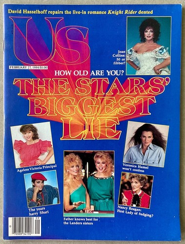 US Magazine VTG Issue - February 27, 1984 w/ Stars’ Real Ages • David Hasselhoff