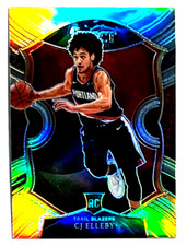 2020-21 Panini Select Basketball #100 CJ Elleby RC Rookie Silver Prizm