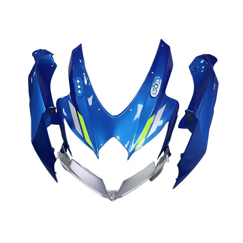 Silver Blue ABS Fairings For Suzuki GSXR600 GSXR750 K8 2008 2009 2010 Bodywork - Foto 4 di 9