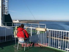 PHOTO  ROSSLARE HARBOUR FROM A PEMBROKE DOCK BOUND FERRY 2007