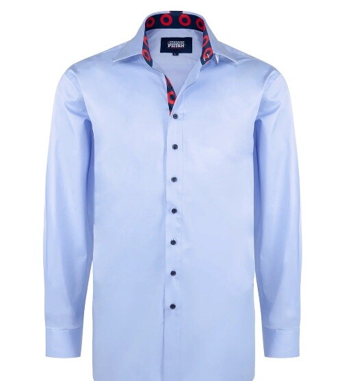 Phish the Music 🎶 Band - Section 119 Blue Long Sleeve Button Down Medium - New!