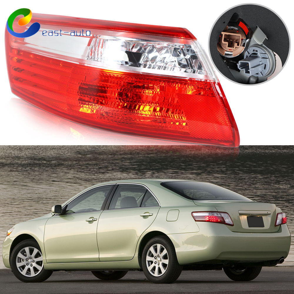 Driver Side Outer Tail Lights Brake Lamps For 2007 2008 2009 Toyota Camry Red