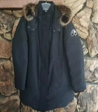 Brand New Moose Knuckles Fox Fur-Trim Parka 