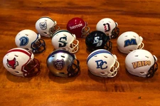 Pioneer League FCS custom pocket pro helmet conference set