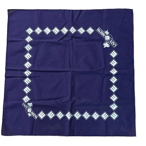 Vintage Adult LAZY E ARENA CAP Purple - OSFM -bandanna Handkerchief