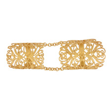 18K Yellow Gold Plated Long Midi Finger Knuckle Mandala Rings For Girls  Women