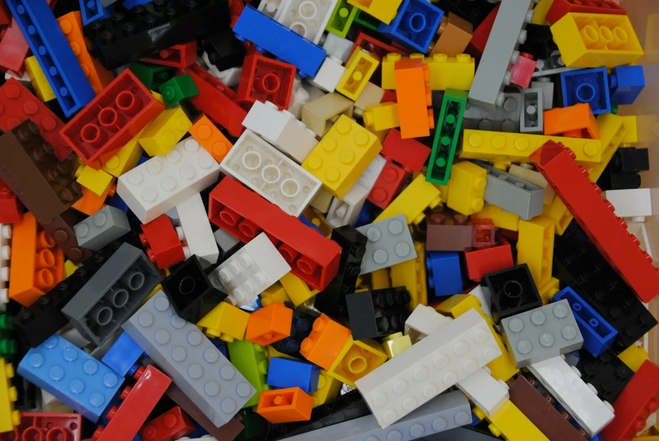 LEGO® 200 Steine Hoch Basic Bausteine Grundbausteine Basis gemischt Konvolut  - Bild 2 von 4