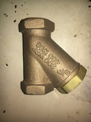 3/4  United Brass. Strainer. (Not a check valve)