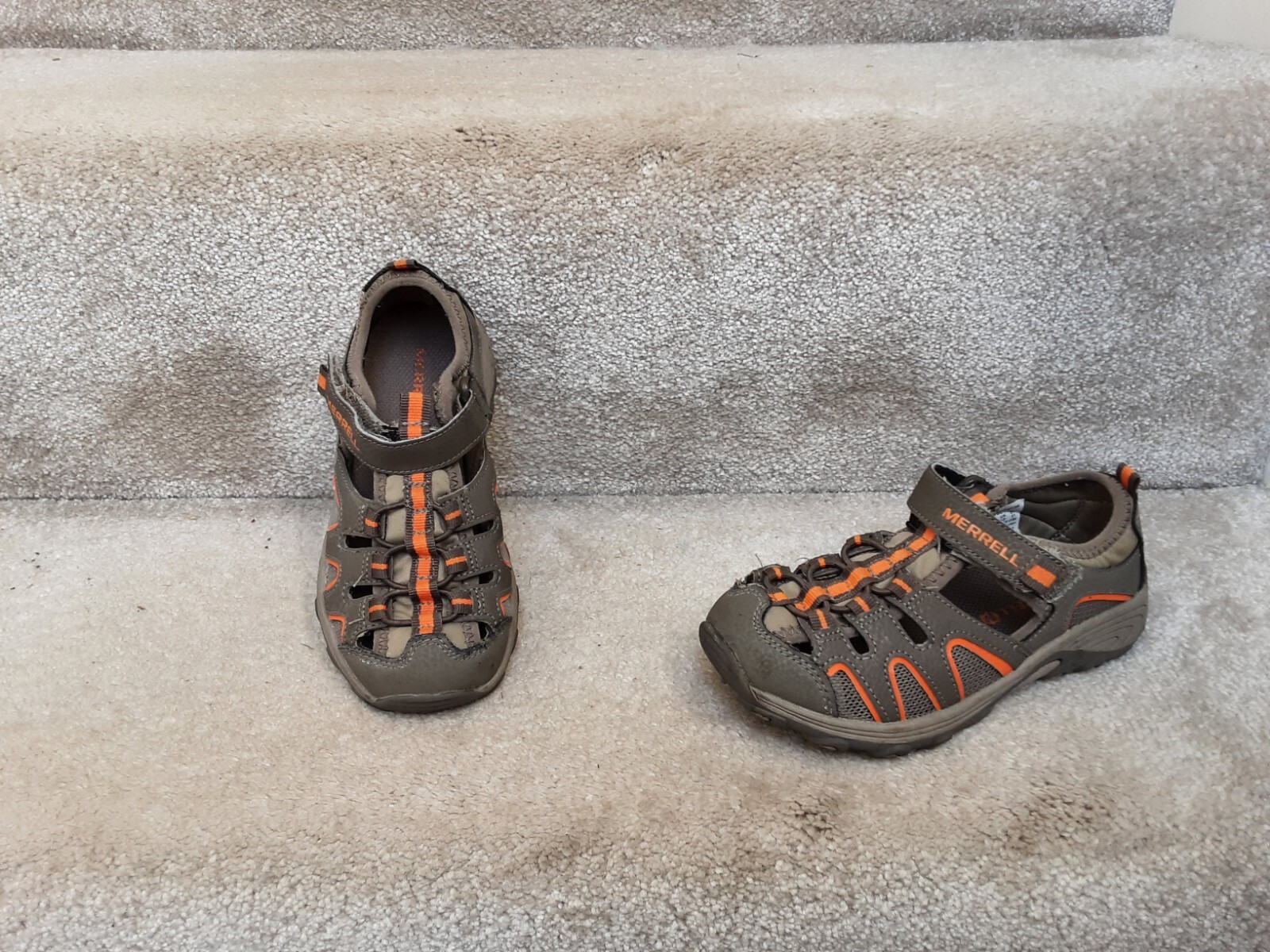 MERRELL Sandali da trekking per bambini Merrell H2O Hydro Hiker grigio UK 12