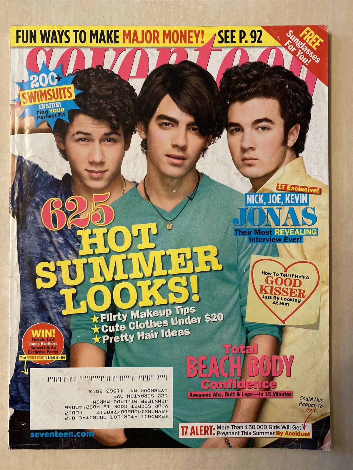 サイン入り 海外雑誌 Jonas Brothers 【公式通販】