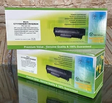 (2) Black C7115X 15X Toner for HP LaserJet 1000 1200 1200n 1200se 1220 3380