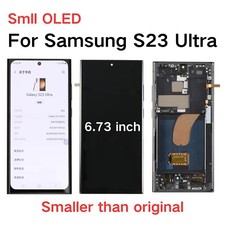 Small OLED Replacement For Samsung Galaxy S23 Ultra S918U/W Display Screen Black