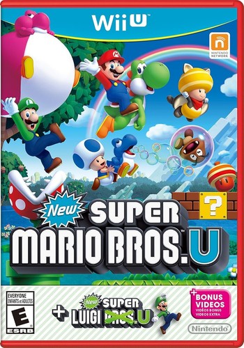Super Mario Bros. U + New Super Luigi U (Nintendo Wii U) CIB Complete -