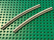 2 x rail courbe LEGO TRAIN track 12v 4,5v ref 3230b / set 7740 7745 7735 7725