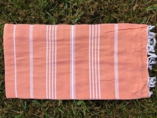 Turkish Bath Hamam Towel Beach Gym Yoga Peshtemal Cotton CROSS USA SELLER