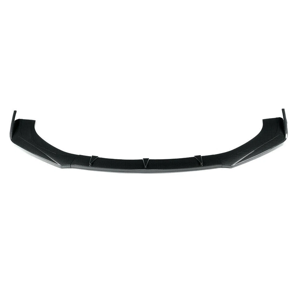 Kit divisor de labios parachoques delantero estilo JDM fibra de carbono para Mazda 3 Alexa 2014-2018 Foto 2 de 4