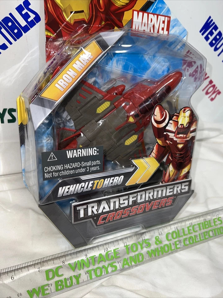 Transformers Iron Man CROSSOVER SERIES Factory Sealed 2008 Marvel - Image 4 of 4