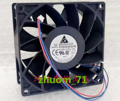 1PC Delta FFB0948SHE-F00 48V 0.30A 9CM 9038 3-wire inverter cooling fan