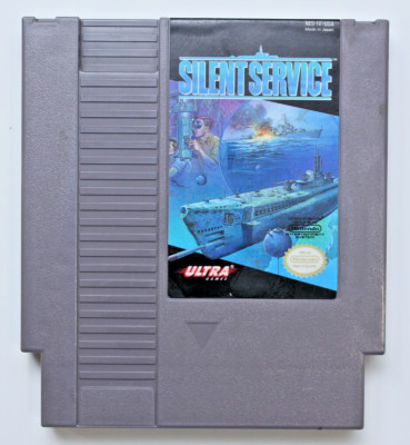 Silent Service NES Cartridge WORKS!