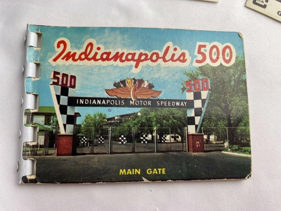 De colección 1972 Indianápolis 500 recuerdos libro ilustrado tarjetas Arie Spike John Foto 3 de 4