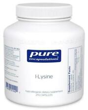 Pure Encapsulations L-Lysine Amino Acid Supplement Immune Exp 10/22 Count 270
