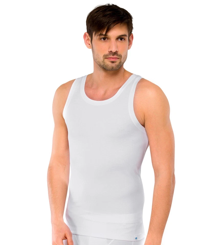 Schiesser Uomo Long Life Cotone Canottiera Slip Rio Slip Sport Shorts 4-14 Nuovo - Immagine 4 di 4