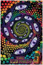 LSD Party by Space Tribe Poster - 24.5 " x 36.5" Laminated