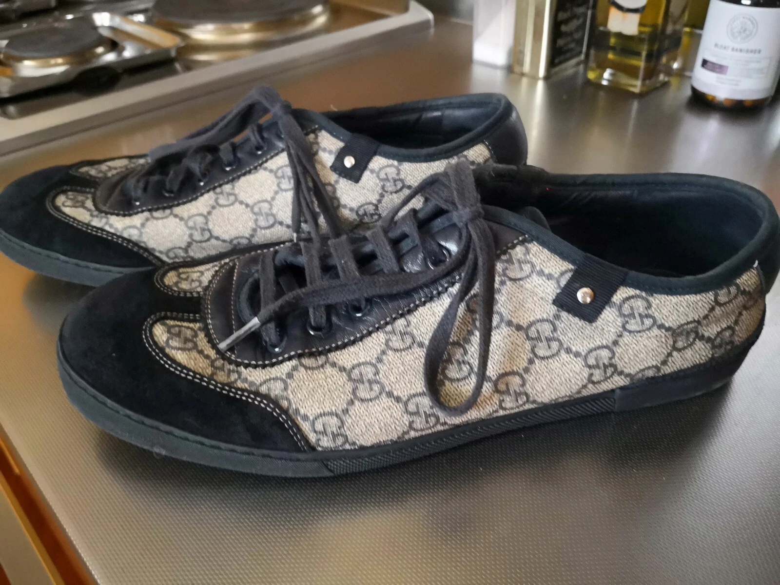 BASKETS HOMME OEM GUCCI BLEU